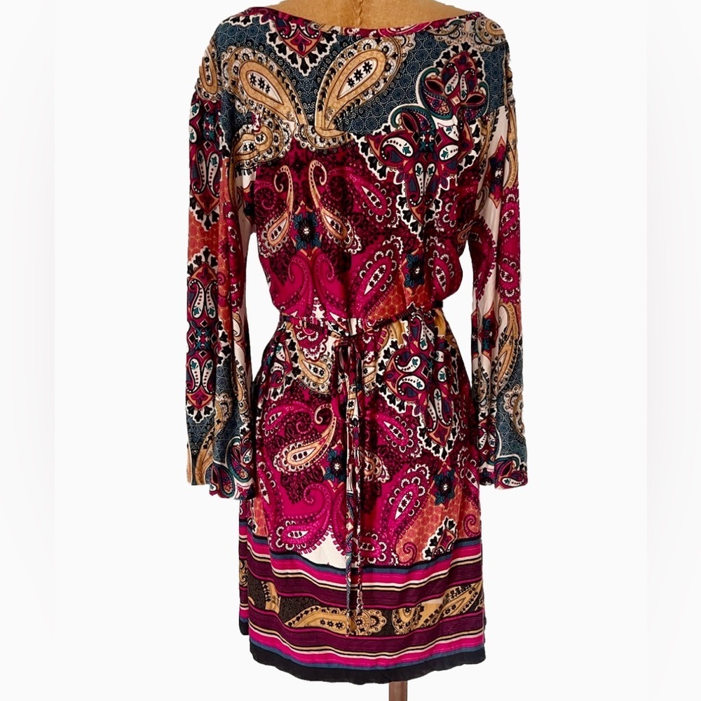 VENUS Fuchsia Belled Sleeve Sundress M - Picture 6 of 9